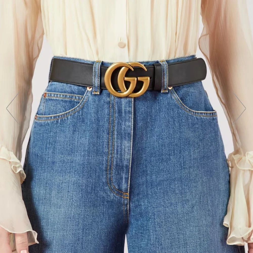 Gucci leather belt for women 2015 RE-EDITION WIDE LEATHER BELT - Picture 4 of 13